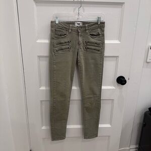 Olive Green Women's Jeans